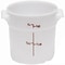 Cambro White Food Storage Container, 1 qt. (75125)