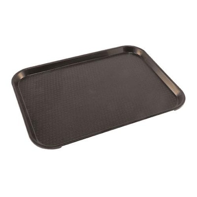 Cambro Black Fast Food Tray, 16 1/8 L x 11 7/8 W, Black (86374)