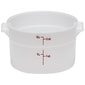 Cambro 2 Qt. Food Storage Container, 8 3/16"  D X 4 3/16" H, White (RFS2148)