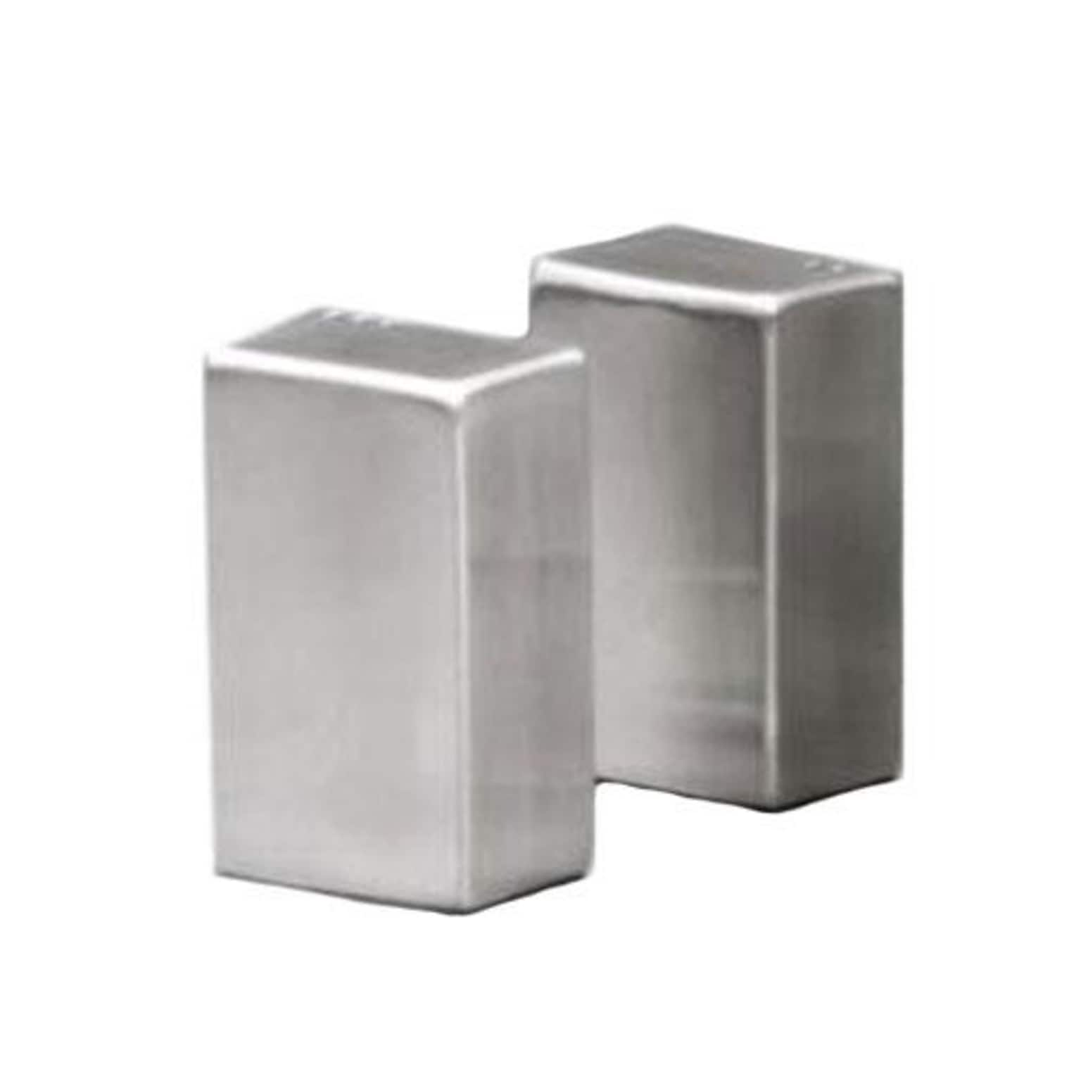 American Metalcraft 2 1/2 Rectangular Stainless Steel Salt & Pepper Set (AMMSP4)