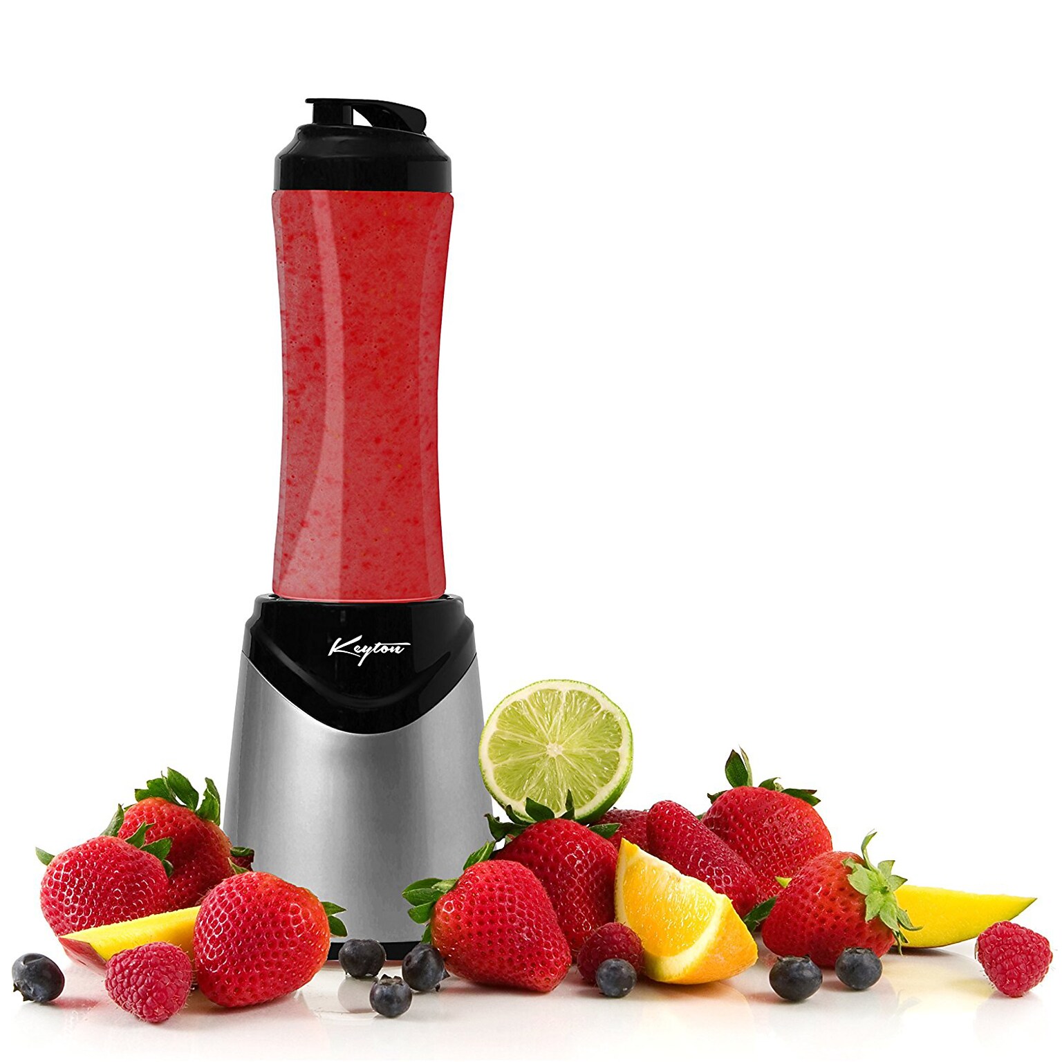Keyton Personal Blender with Travel Lid, 21 oz., Gray (K-1BLENDER)