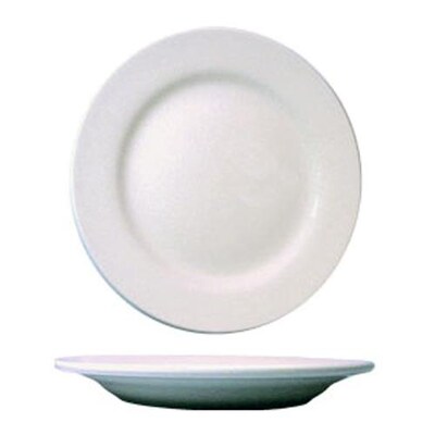 International Tableware Dover 6 1/4 Porcelain Plate, White, 36/Carton (DO-31)