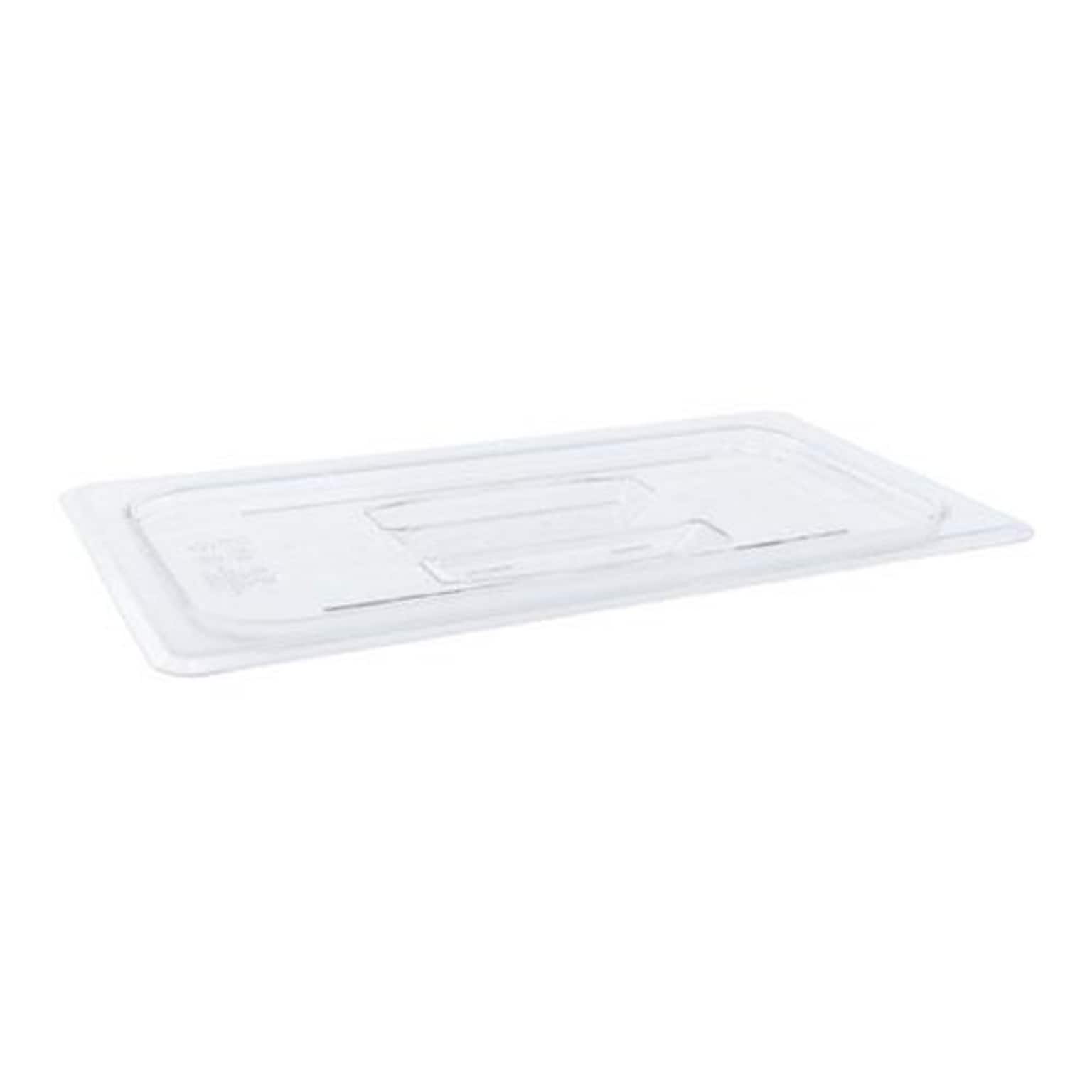 Cambro 1/3 Size Camwear® Cover, 1 H x 7 W x 12 7/9 D, Clear (30CWCH135)