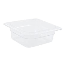 Cambro 1/6 Camwear Food Pan Containter, Clear, Pack of 12 (78462)