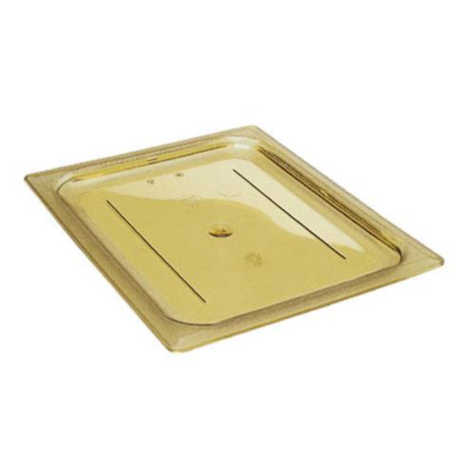 Cambro 1/9 Size H-Pan™ Cover, 6 15/16 L x 4 1/4 W, Amber (90HPC150)