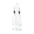 Winco Glass Oil and Vinegar Cruet Set, 3 Pieces (GOB-8S)