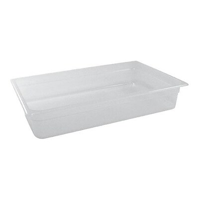 Cambro 4 Deep Full Size Clear Food Pan, 20 7/8 x 12 3/4 (14PP190)