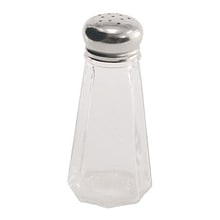 Crestware 3 oz. Paneled Glass Salt & Pepper Shaker (85703)