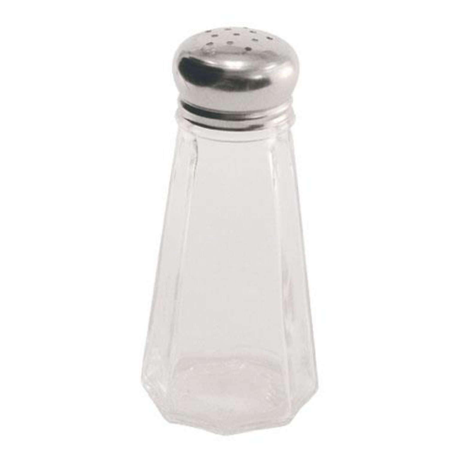 Crestware 3 oz. Paneled Glass Salt & Pepper Shaker (SHKR43M)