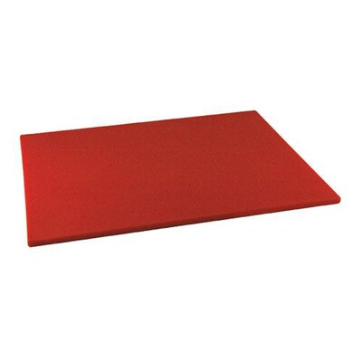Winco 18 W x 24 D Cutting Board, Red