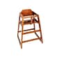 Winco Walnut Finish Wood High Chair, 29.25" H x 20.125" W x 19.375" D (CHH-101)
