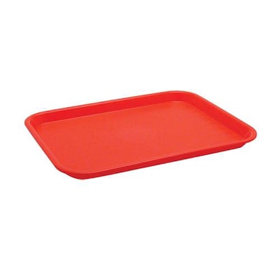 Carlisle Cafe® Red Food Tray, 10" L x 14" W, Red (86388)