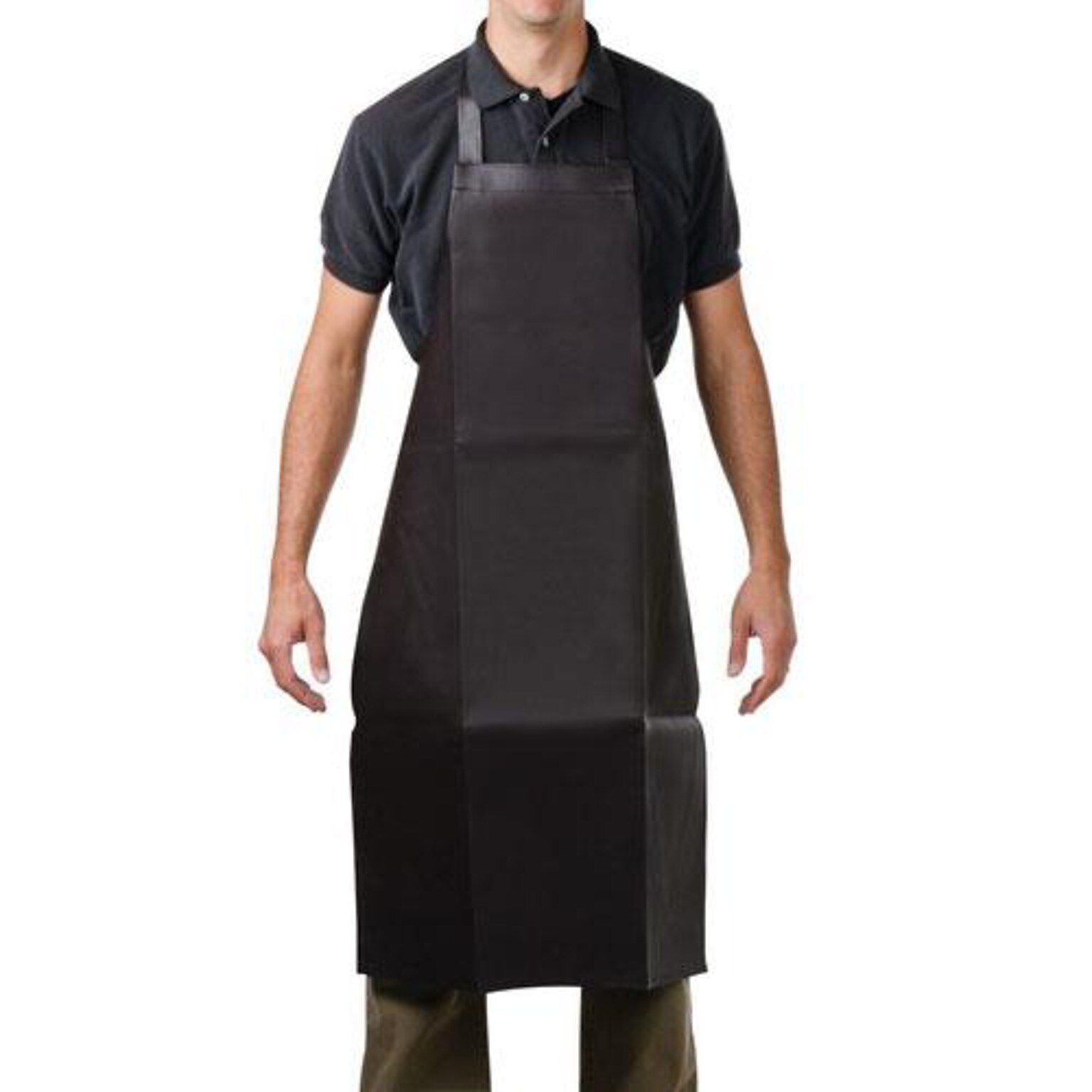 San Jamar Unisex Waterproof Bib Apron (604VBABR)