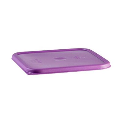 Cambro 2 to 4 Qt. Allergen Free Purple CamSquare® Cover, 7 1/4 L X 7 1/4 W, Purple (SFC2SCPP441)