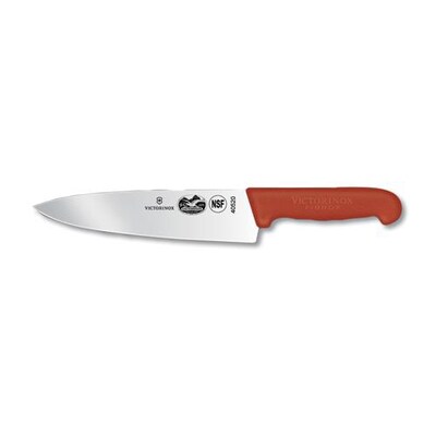 Victorinox 8 High Carbon Steel Red Chef Knife (96912)