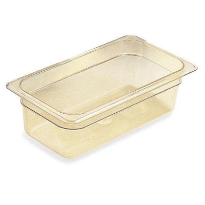 Cambro 1/3 Size H-Pan™ High Heat Food Pan, 12 3/4" L x 6 15/16" W, Beige (32HP772)