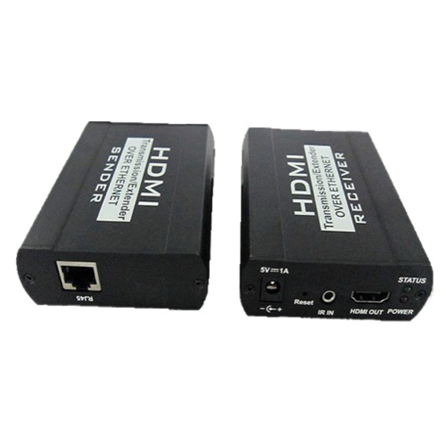 4XEM™ 150 m 1080p HDMI Over Double Cat5e/Cat6 Video Extender, Black
