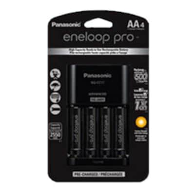 Panasonic Eneloop Pro K-KJ17KHCA4A Battery Charger AA NiMH X 4  (SPKKKJ17KHCA4A)