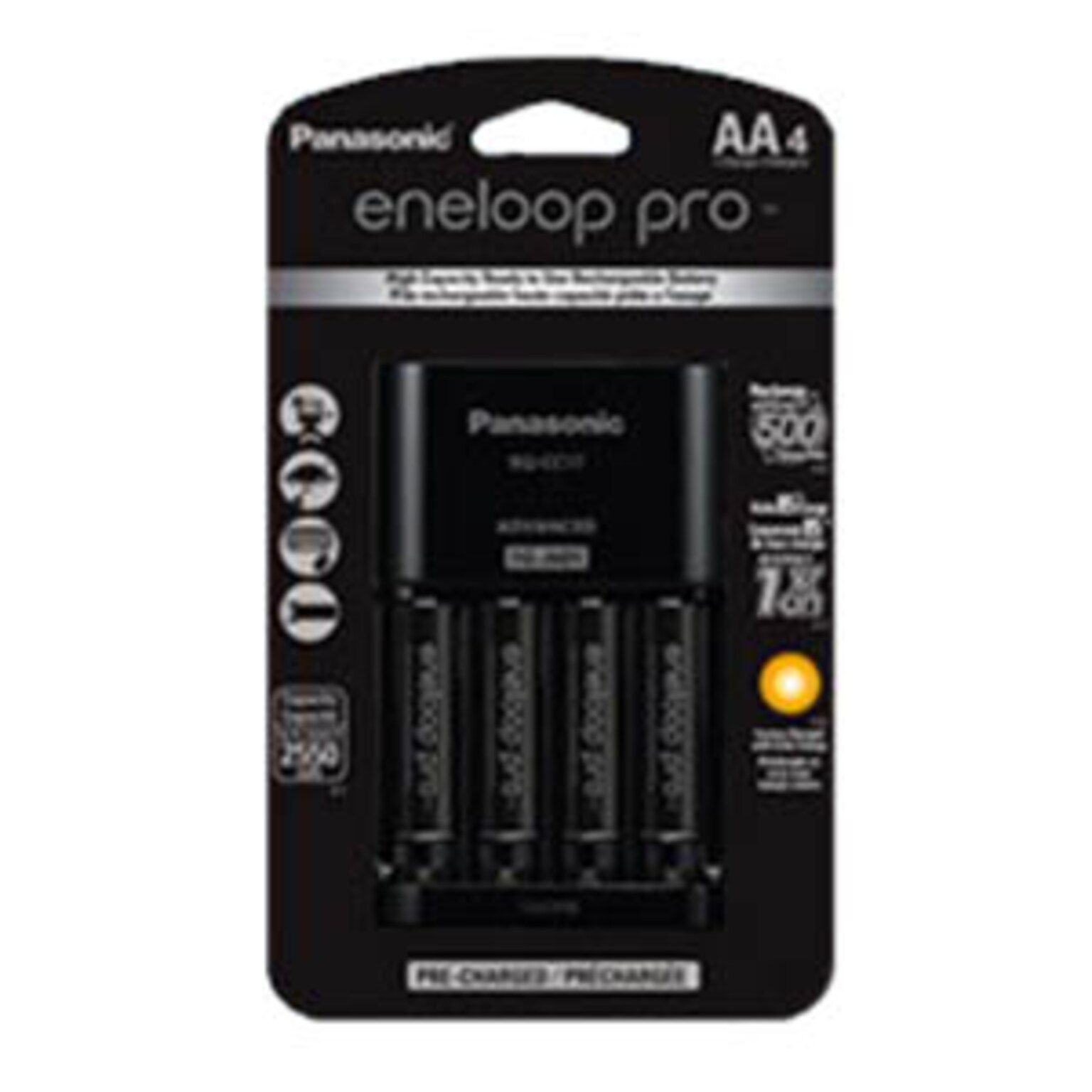 Panasonic Eneloop Pro K-KJ17KHCA4A Battery Charger AA NiMH X 4