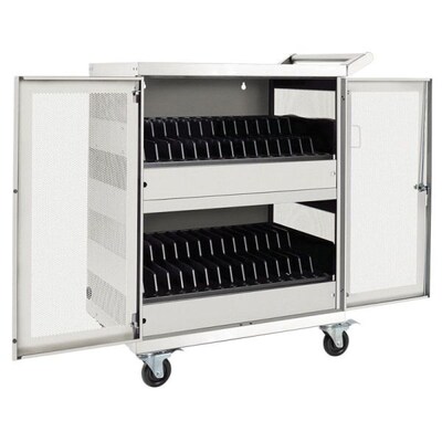 Tripp Lite®® White Steel 32-Device AC Charging Station Cart (CSC32ACW)