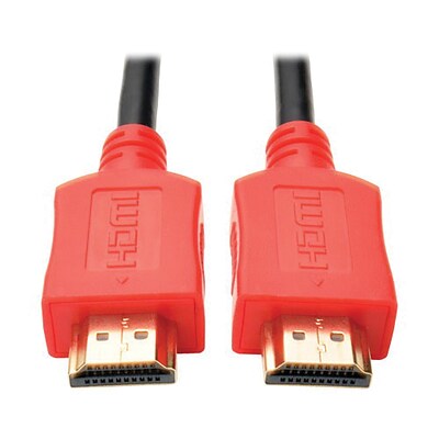 Tripp Lite® P568 6 HDMI Male/Male High Speed Cable, Red