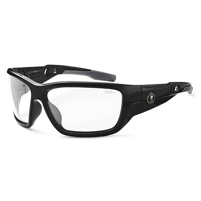 Skullerz BALDR Safety Glasses, Clear Lens, Black, 12/CT (57000)