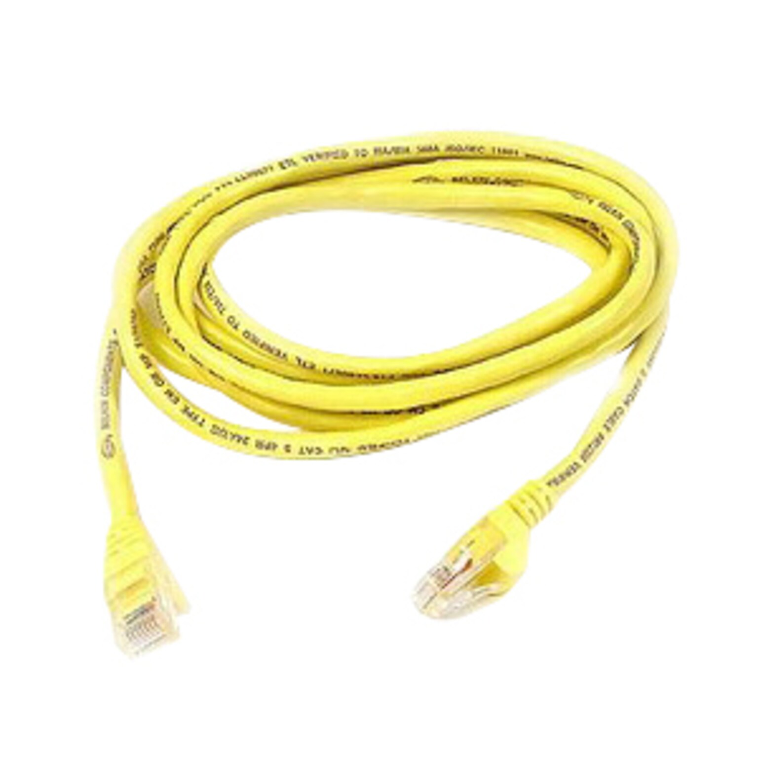 Belkin™ A3L791B 50 RJ-45 Male/Male Snagless Cat5e Patch Cable, Yellow