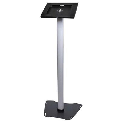 StarTech.com® STNDTBLT1FS Aluminum Lockable Floor Stand for 9.7 iPad, Black/Silver