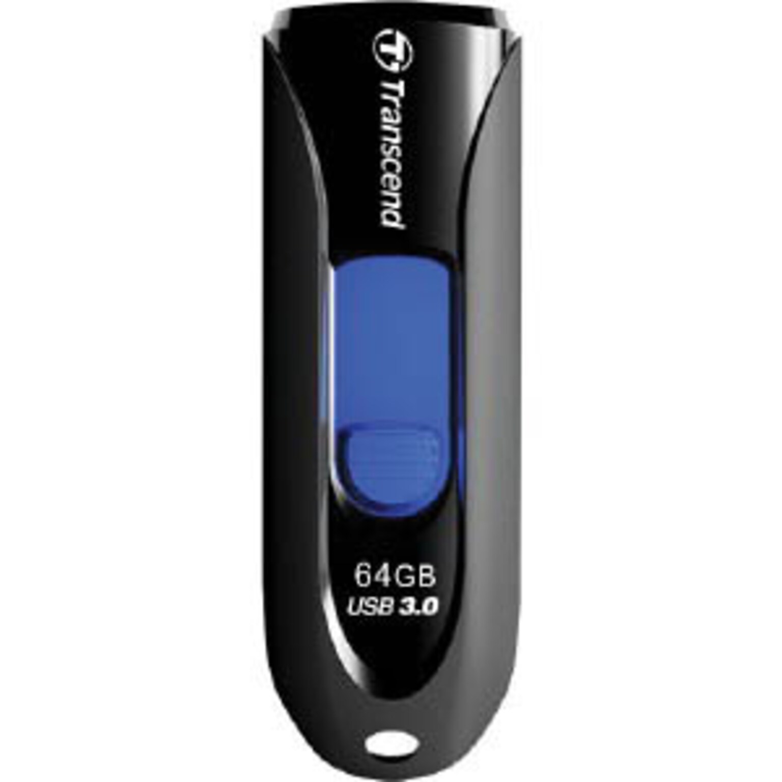 Transcend JetFlash 64GB USB 3.0 Type A Flash Drive, Blue/Black (TS64GJF790K)