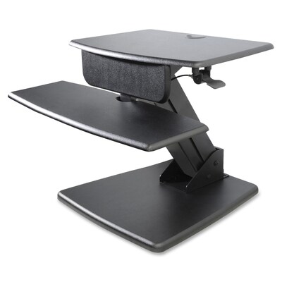 Kantek Desktop Sit to Stand Desk Riser, Black (STS810)