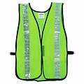 Cordova Mesh Safety Vest with 2 Reflective Tape, One Size Fits Most, Color: Hi-Vis Lime (V121W)