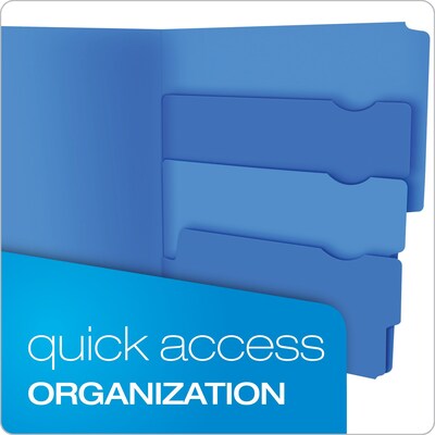 Pendaflex Recycled File Folder, 1/3-Cut Tab, Assorted, Letter Size, Assorted Colors, 24/Pack (10772)