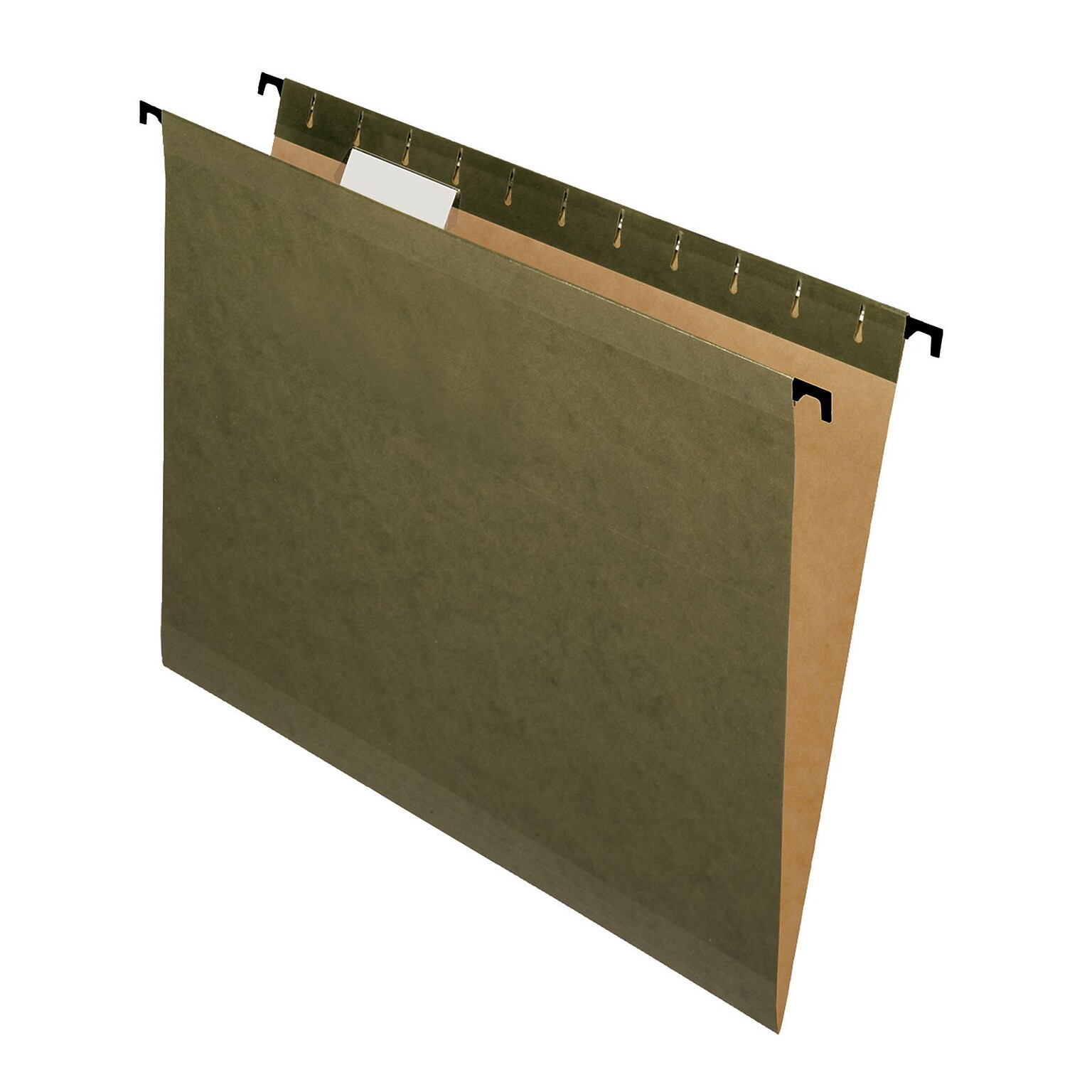 Pendaflex SureHook® 5-Tab Hanging File Folders, Letter Size, Green, 20/Box (6152 1/5)