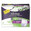 Always® Discreet Incontinence Underwear, Large, Maximum Absorbency, 17/Pack