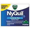 Vicks® NyQuil Cold & Flu Nighttime LiquiCaps, 24/Box (PGC01440BX)