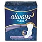 Always® Maxi Pads, Extra Heavy Overnight, 6 Packs/Carton