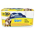 Charmin Essentials Soft Toilet Paper, 2-Ply, White, 200 Sheets/Roll, 16 Giant Rolls/Pack (96608)