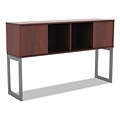 Alera® Open Office Desk Series Hutch, 60w x 15d x 36 1/2h, Medium Cherry