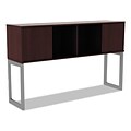 Alera® Open Office Desk Series Hutch, 60w x 15d x 36 1/2h, Mahogany