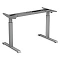 Alera® 2-Stage Electric Adjustable Table Base, 27 1/4? to 47 1/4? High, Gray