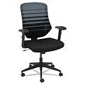 Alera® Embre Series Mesh Mid-Back Chair, Black/Blue