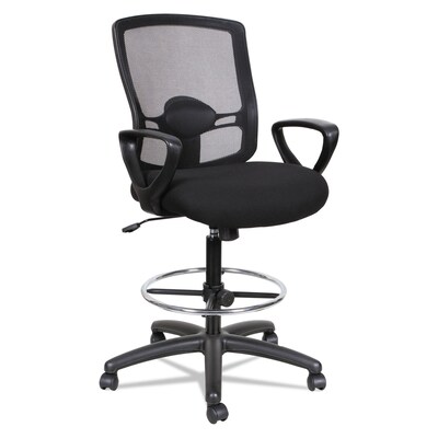 Alera® Etros Series Mesh Stool, Black