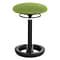 Safco Twixt Desk Height Ergonomic Stool, 22 1/2 High, Green Fabric