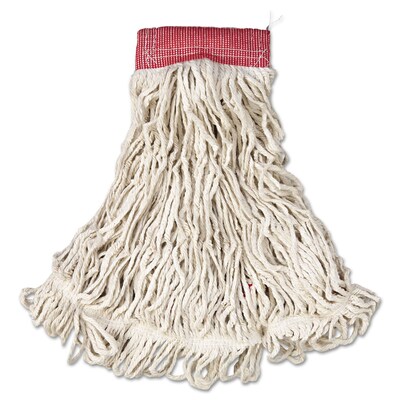 Rubbermaid® Microfiber Web Foot Wet Mop, , Large, White,  5, 6/Count