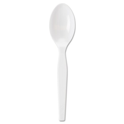 Dixie Polystyrene Teaspoon, White, 1000/Carton (DXETM23C7)