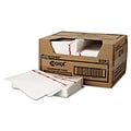 Chix® Foodservice Towels, White/Red, 13-1/2x21, 150/Case