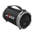 Axess® Indoor/Outdoor HIFI Bluetooth Speaker with 4 Subwoofer/Vibrating Disk, Gray (SPBT1037)
