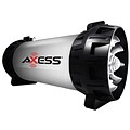 Axess® SPBT1065 30 W Bluetooth Rechargeable Speaker with LED Lights, Gray