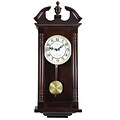 Bedford Analog 27 1/2 Cherry Oak Classic Chiming Wall Clock (BED-1912)