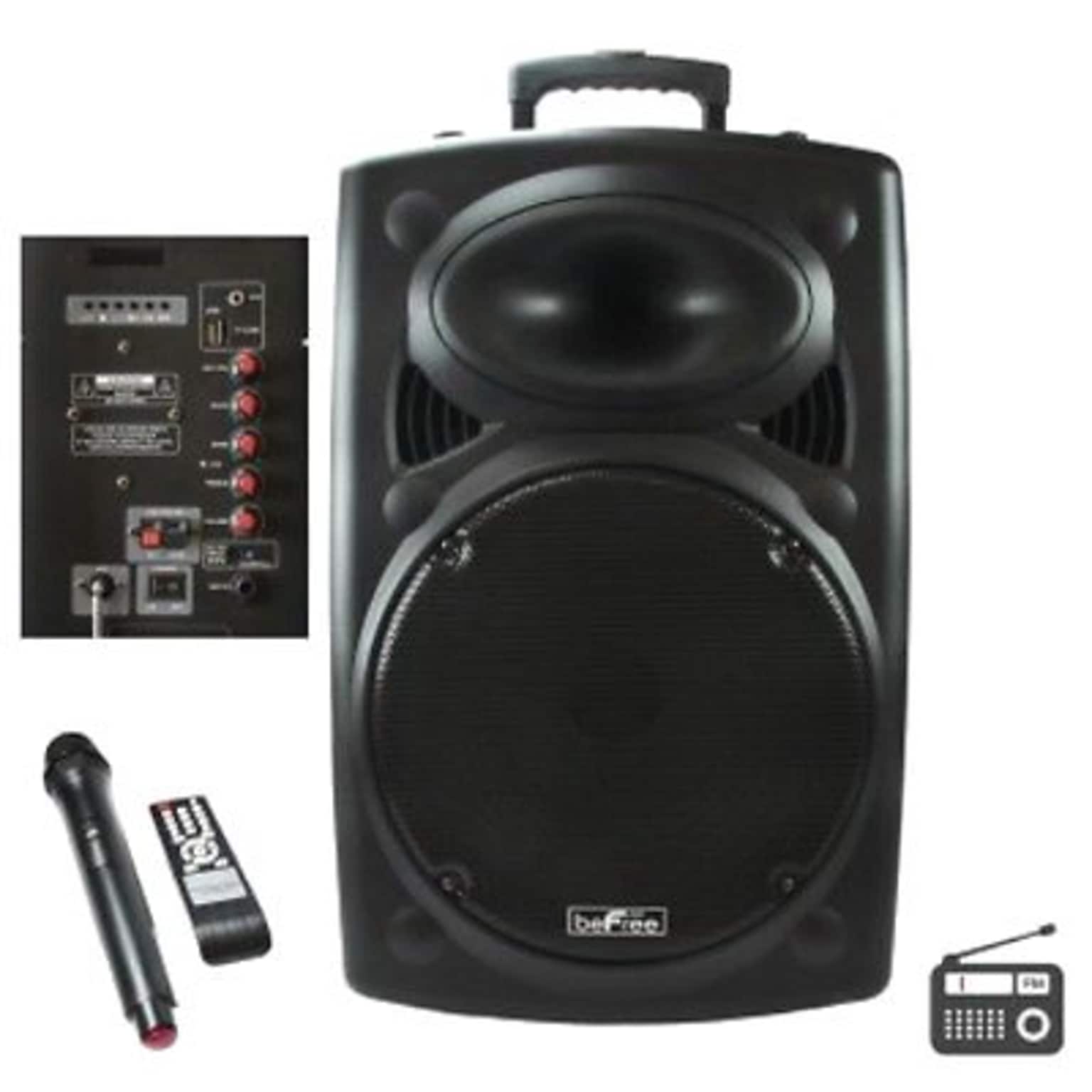 BeFree Sound Bluetooth Powered Portable PA Speaker (BFS6550)